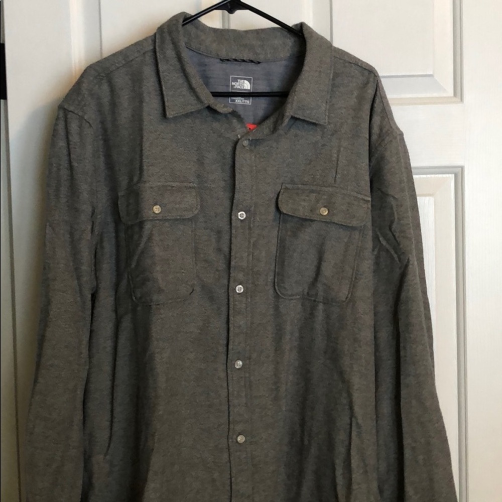 North Face button down